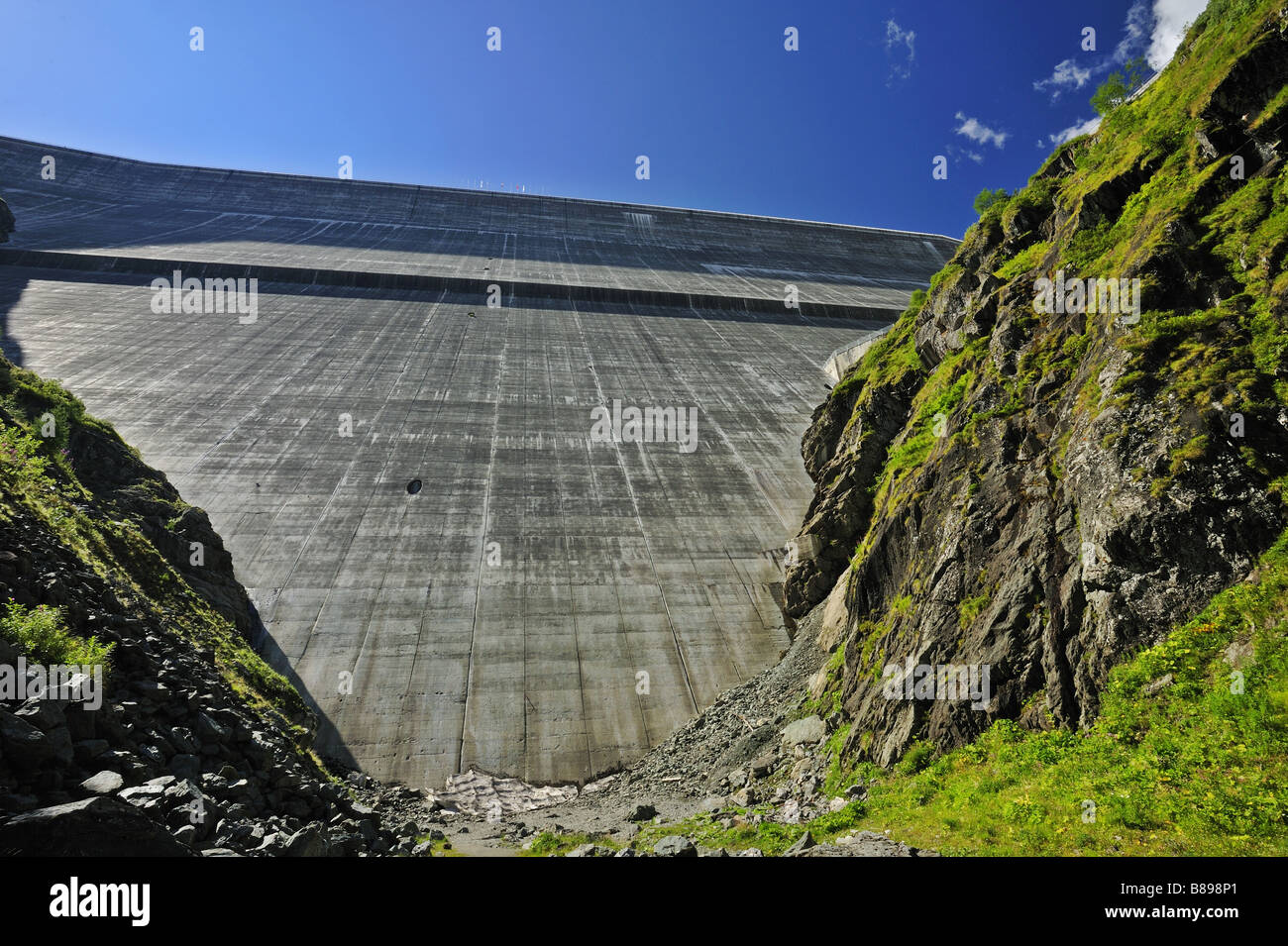 Barrage de la Grande Dixence Photo Stock Alamy