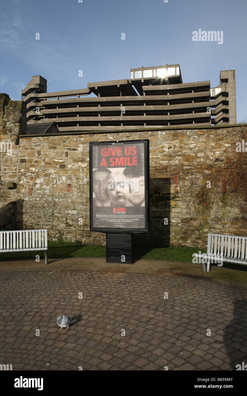 Parking Gateshead Banque D'Images