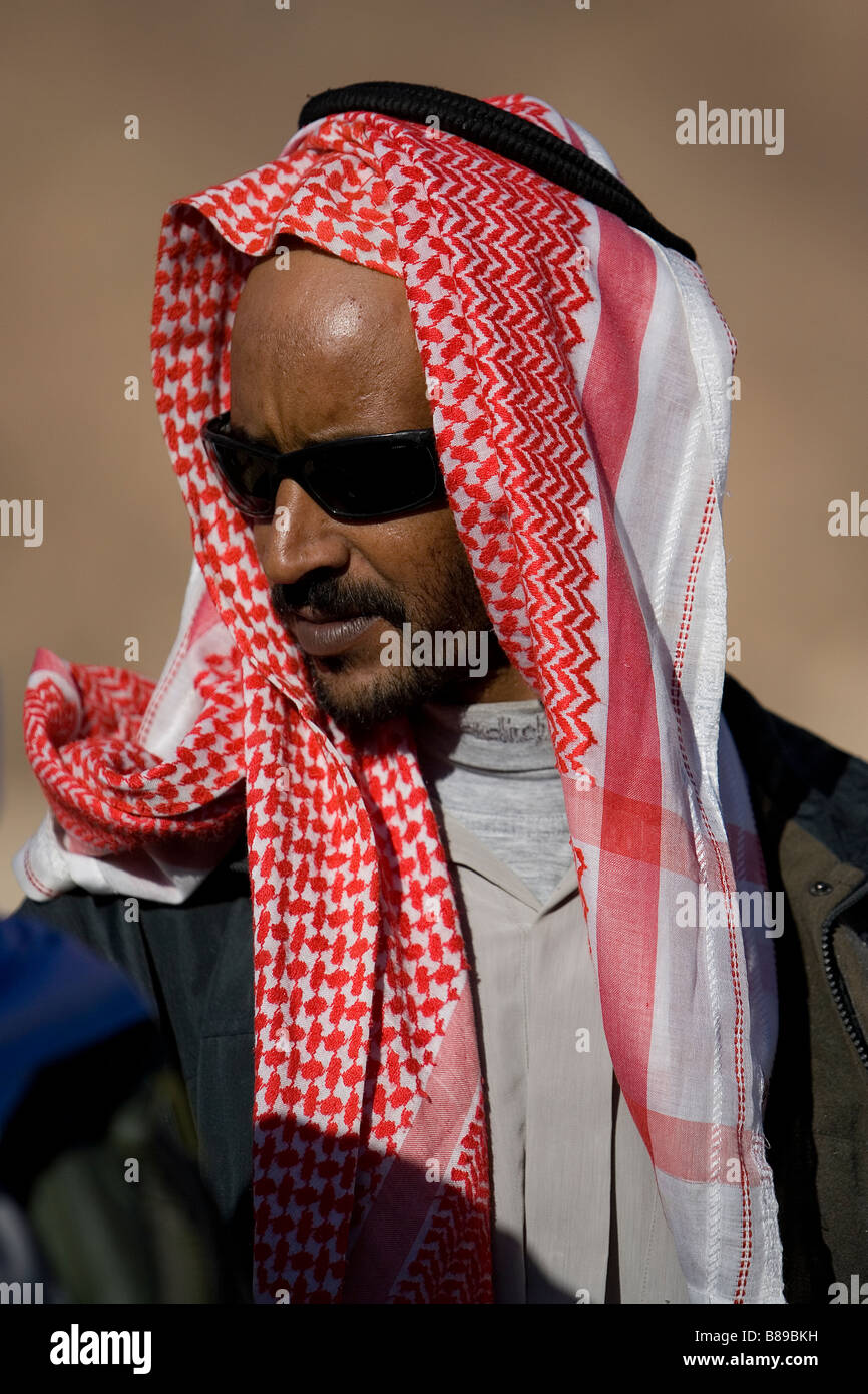 Portrait d'une femme bédouine en Egypte Banque D'Images