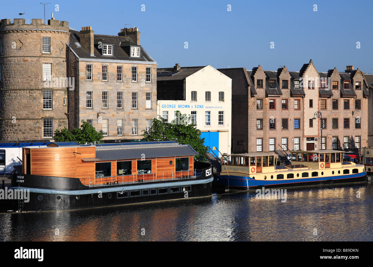 La Rive à Leith, Édimbourg Banque D'Images