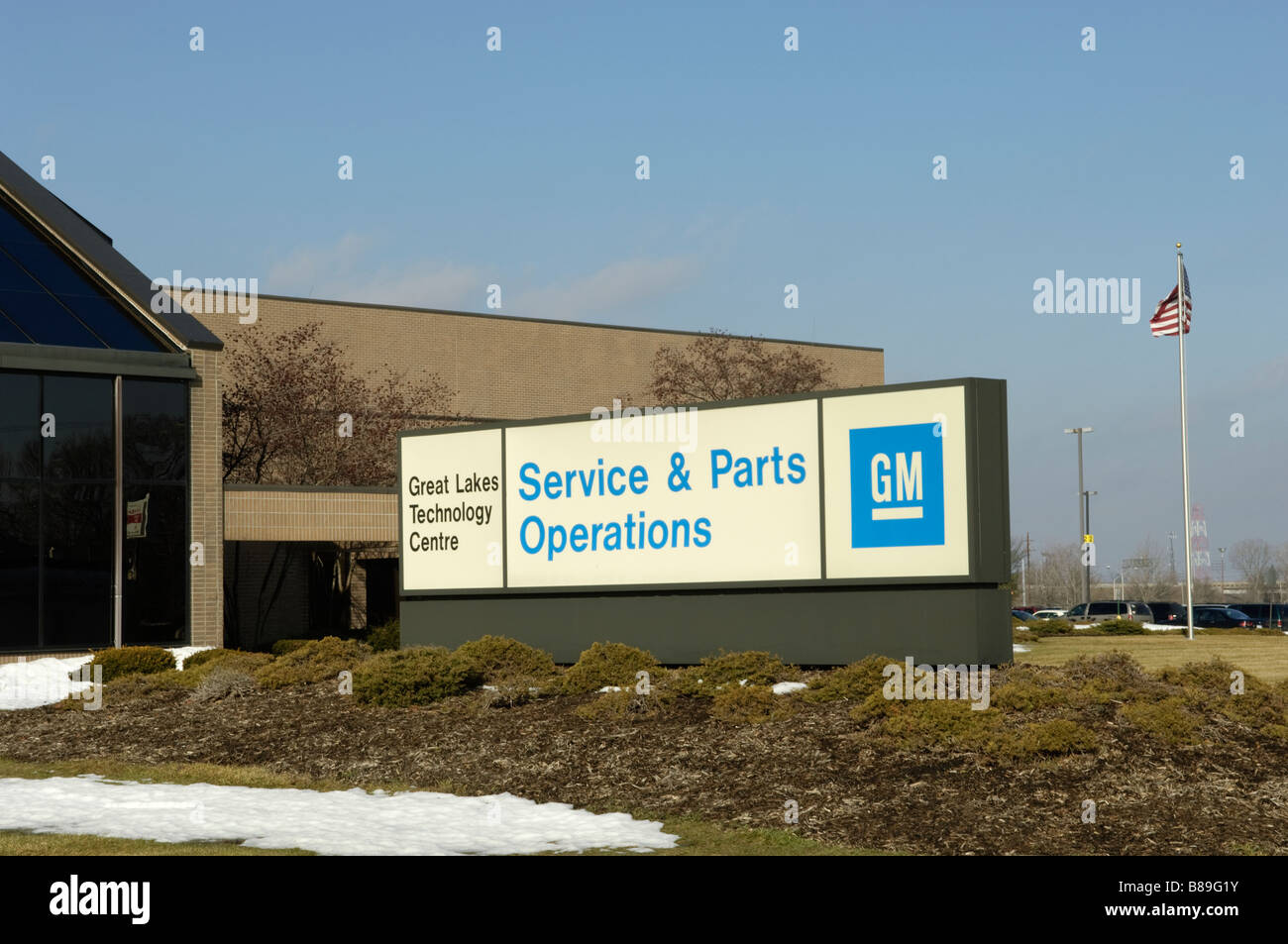 General Motors et Service Service Pièces de Flint Michigan USA Banque D'Images