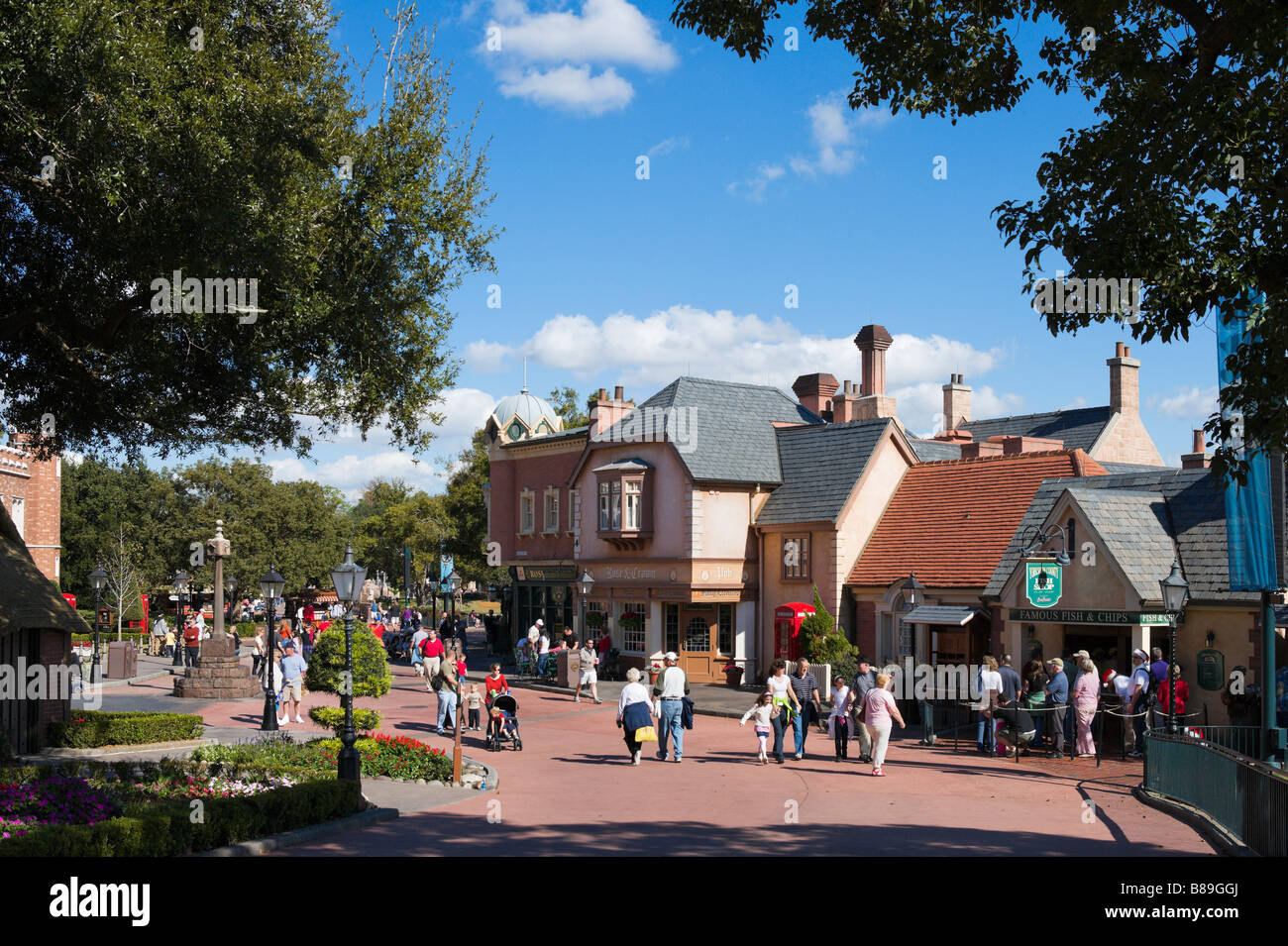 Rose and Crown pub au Royaume-Uni salon de World Showcase, Epcot Center, Walt Disney World Resort, Orlando, Floride Banque D'Images