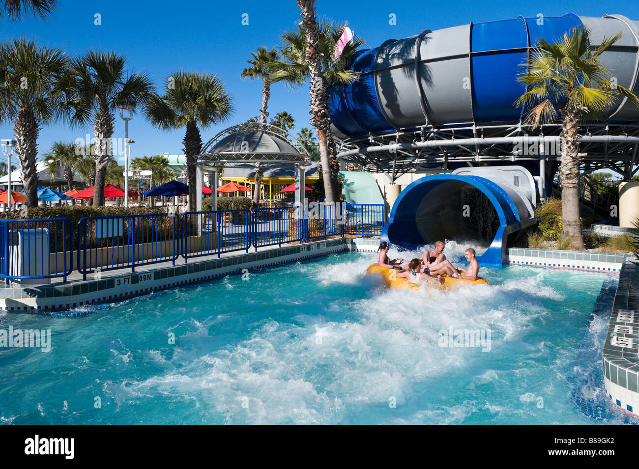 Discothèque H20 ride, Wet'n Wild Water Park, International Drive, Orlando, Florida, USA Banque D'Images