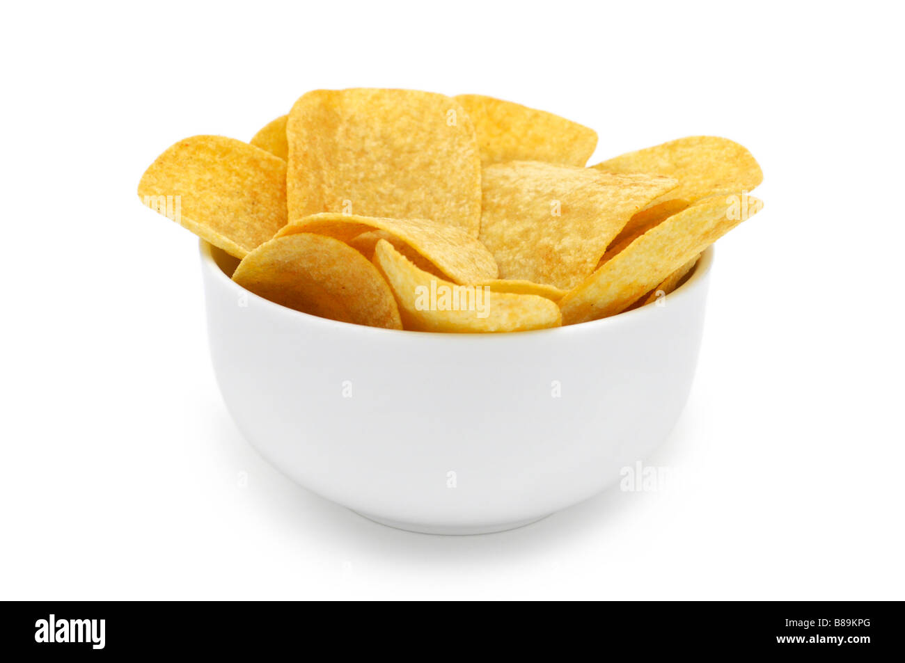 Bol de chips de pommes de terre/frites Photo Stock - Alamy