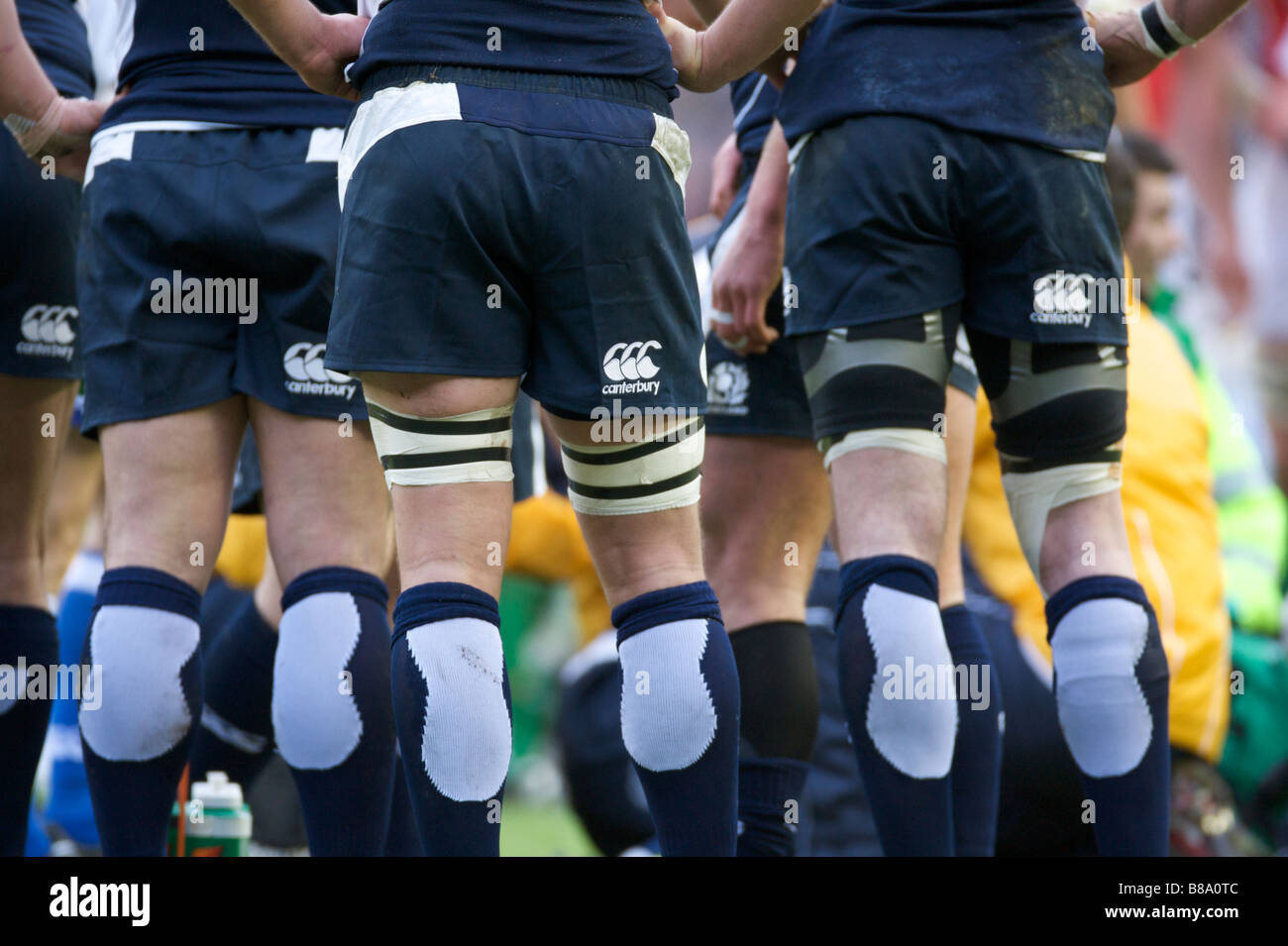 Pic montre l'Ecosse contre le Pays de Galles au tournoi des Six nations 2009 stade Murrayfield Édimbourg 8 février 2009 Banque D'Images