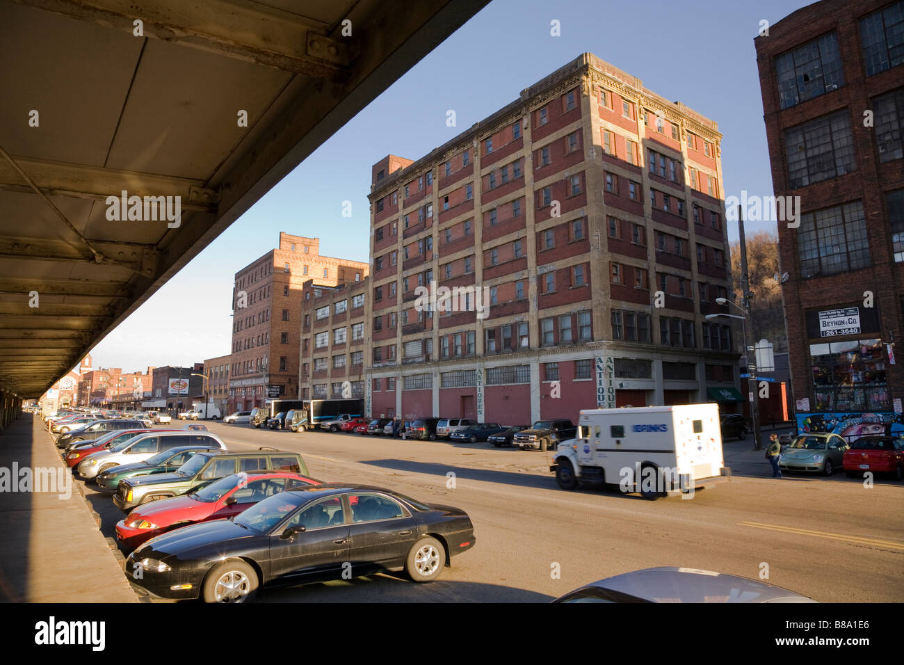 Smallman Street, le Strip District, Pittsburg, PA Banque D'Images