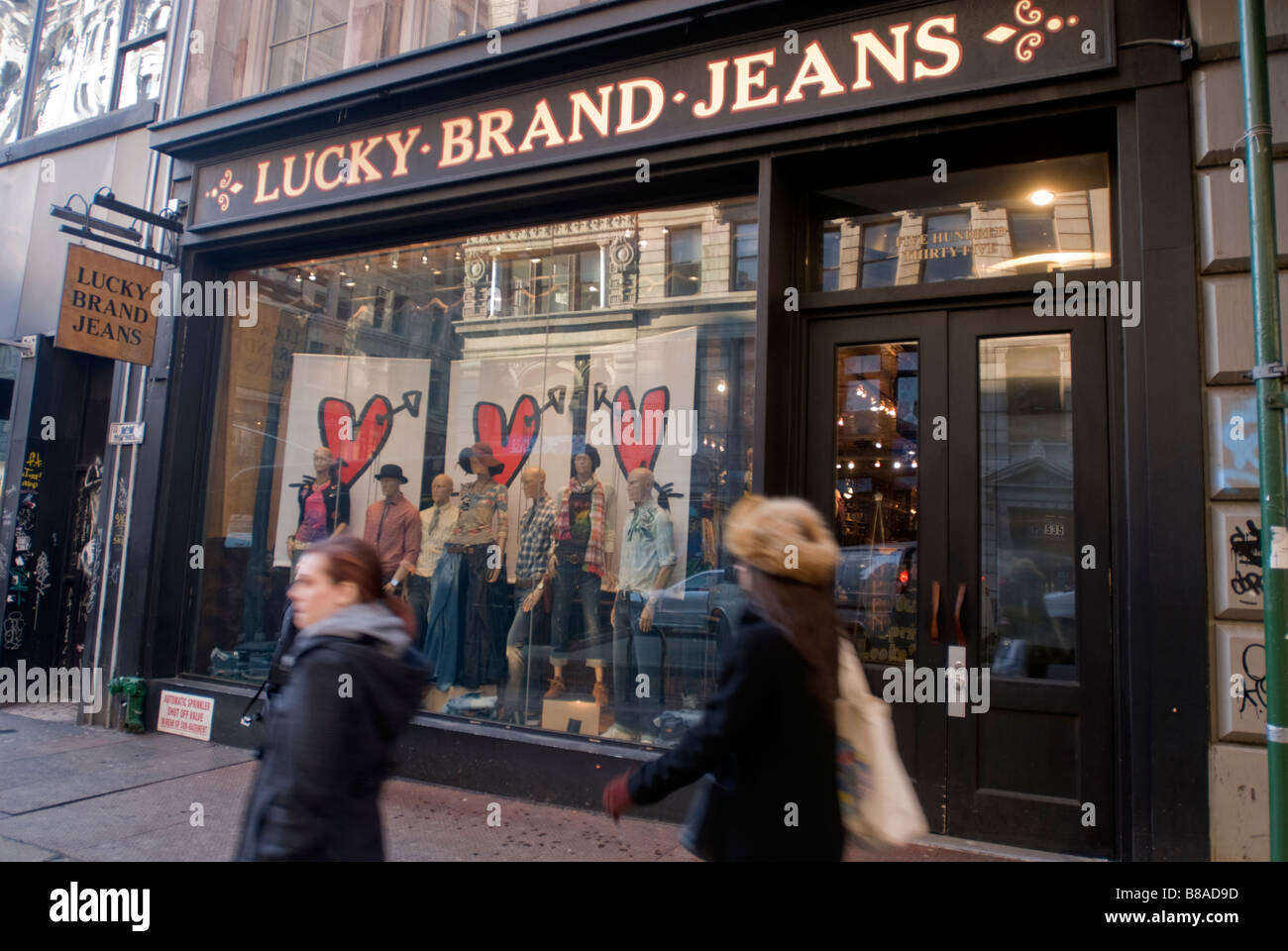 Un Lucky Brand Jeans store dans le 