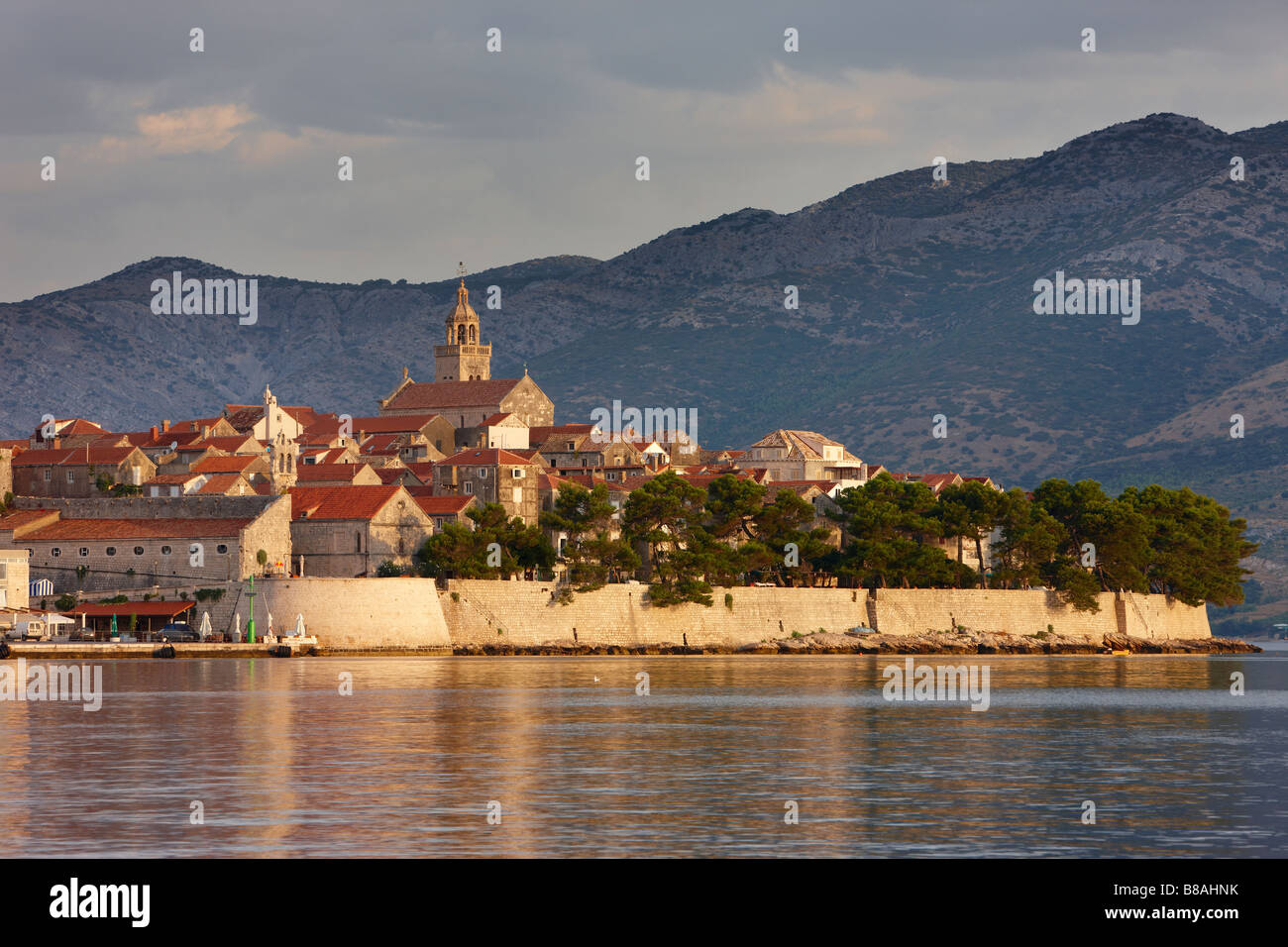 Korcula, Île de Korcula, Dalmatie, Croatie Banque D'Images