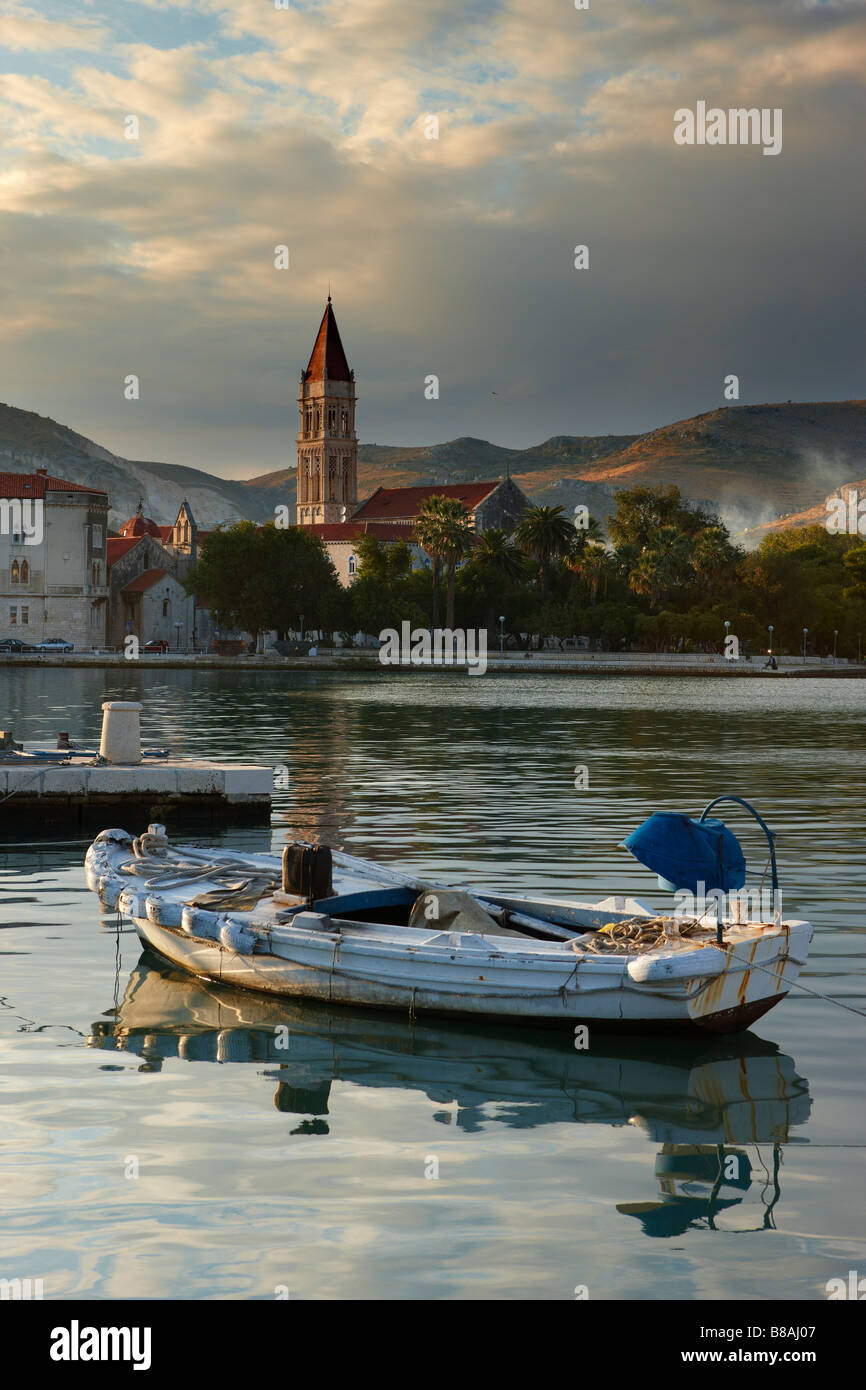 La Dalmatie Trogir waterfront Banque D'Images