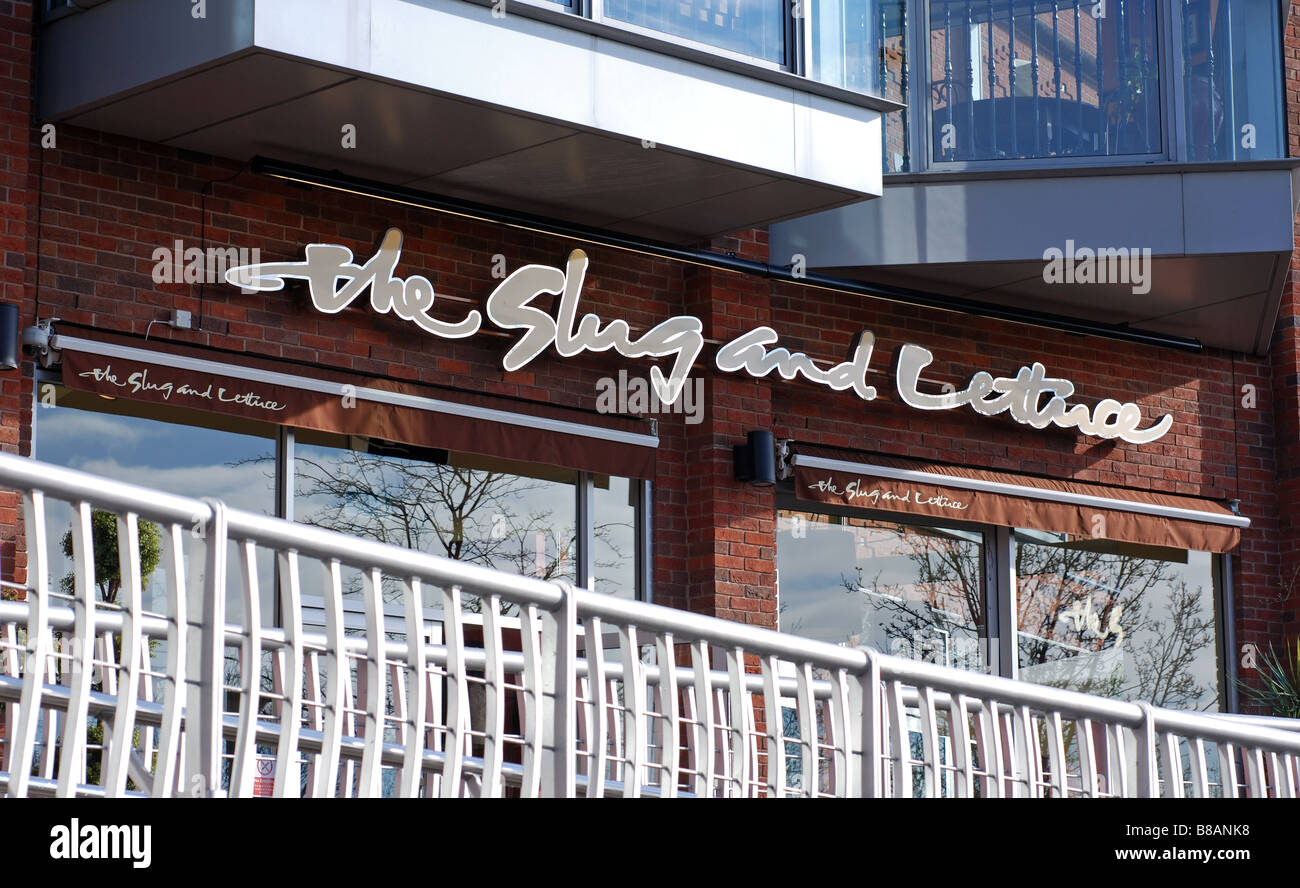 Le slug et laitue pub, Solihull, West Midlands, England, UK Banque D'Images