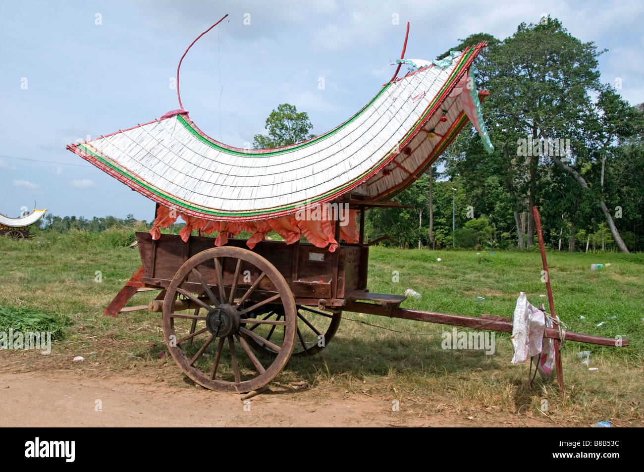 La Malaisie Malacca vache taureau taureau taureau panier Banque D'Images