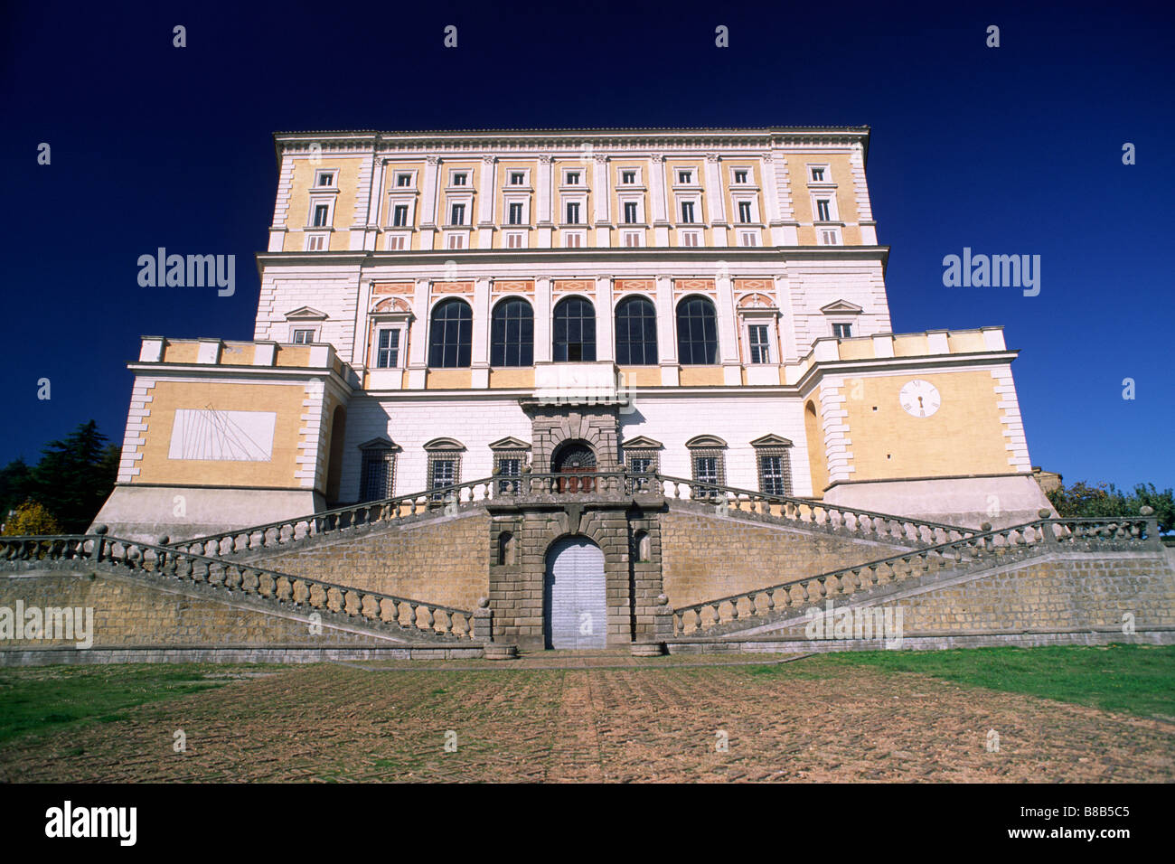Italie, Latium, Caprarola, Palazzo Farnese Banque D'Images