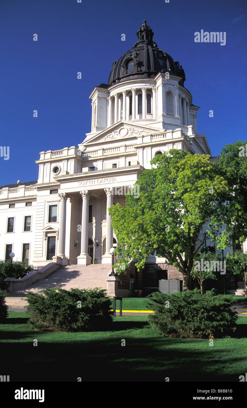 State Capitol, Pierre, SD 1990s. Banque D'Images