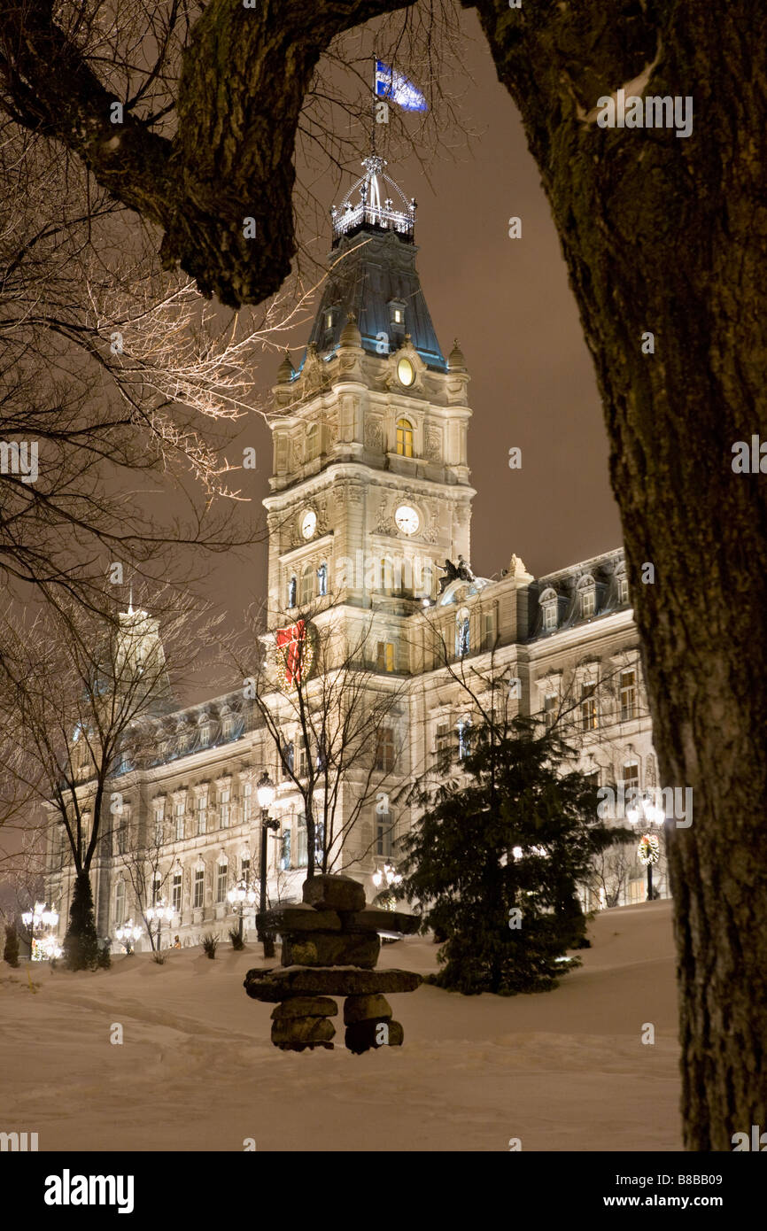 Hôtel du Parlement Québec Canada Banque D'Images