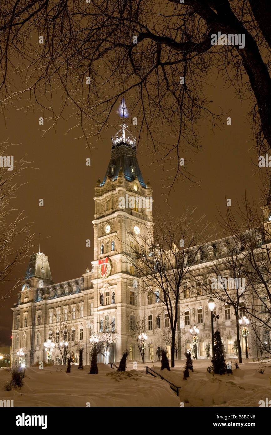 Hôtel du Parlement Québec Canada Banque D'Images