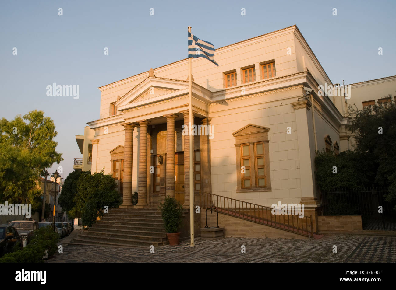 Bibliothèque Korais à Chios Banque D'Images