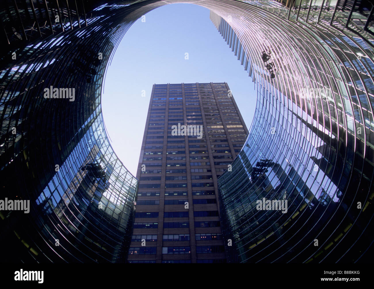 New York City le gratte-ciel en verre Bloomberg Tower. Architecture moderne Lexington Avenue Midtown Manhattan NYC États-Unis Banque D'Images