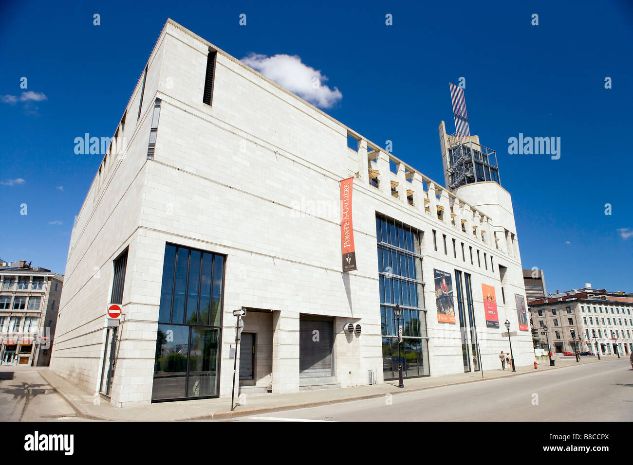 Pointe Calliere, Montréal, Québec Banque D'Images