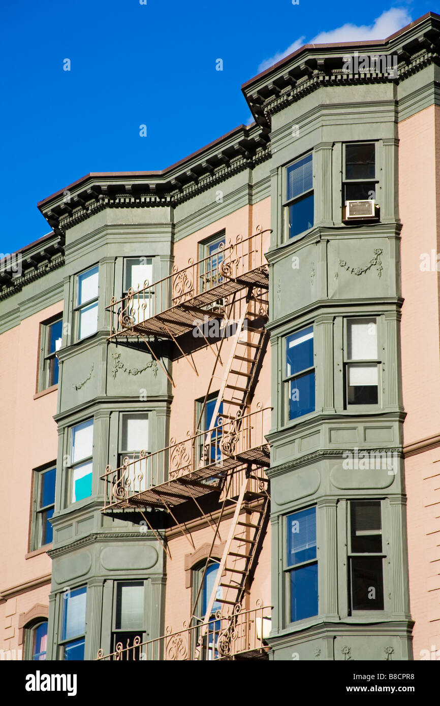 Appartements sur Boylston Street, Boston, Massachusetts, USA Banque D'Images