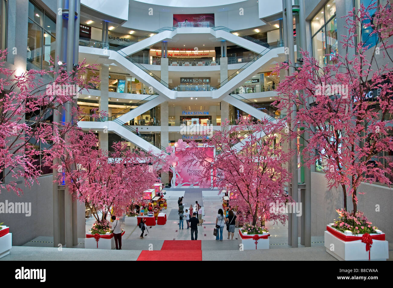 L'Année lunaire, le Nouvel An Chinois Star Hill Gallery Bukit Bintang Kuala Lumpur, en Malaisie Banque D'Images