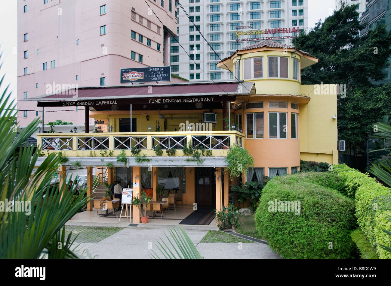 Restaurant Kuala Lumpur, en Malaisie Banque D'Images