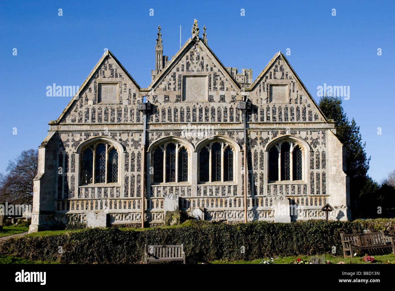 La dame Chapelle église Holy Trinity Suffolk Angleterre Long Melford Banque D'Images