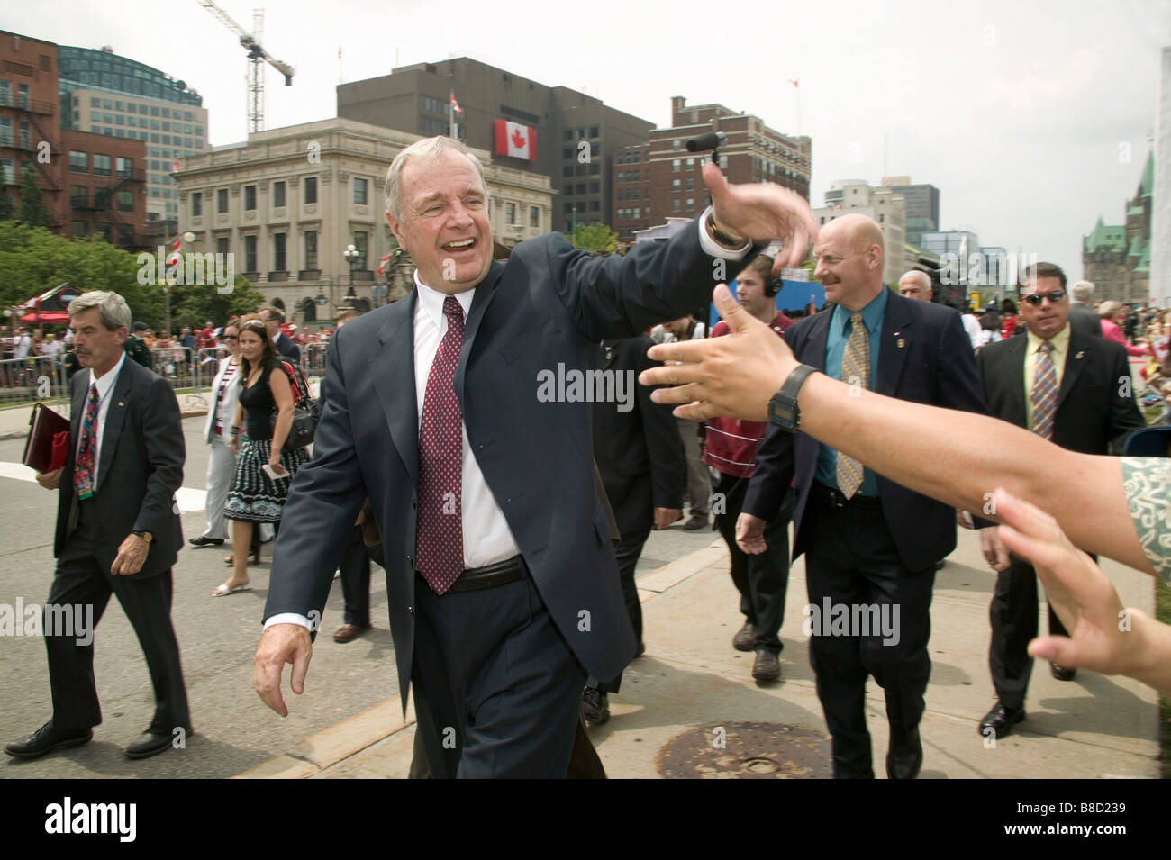 Le premier ministre du Canada, Paul Martin, la fête du Canada 2005, Ottawa,Ontario Banque D'Images