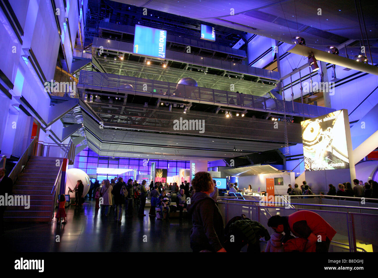 Science Museum, Londres (Wellcome Wing) EDITORIAL UTILISEZ UNIQUEMENT Banque D'Images