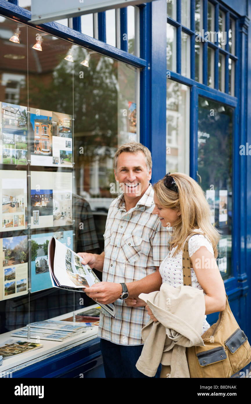 La recherche d'un couple Banque D'Images