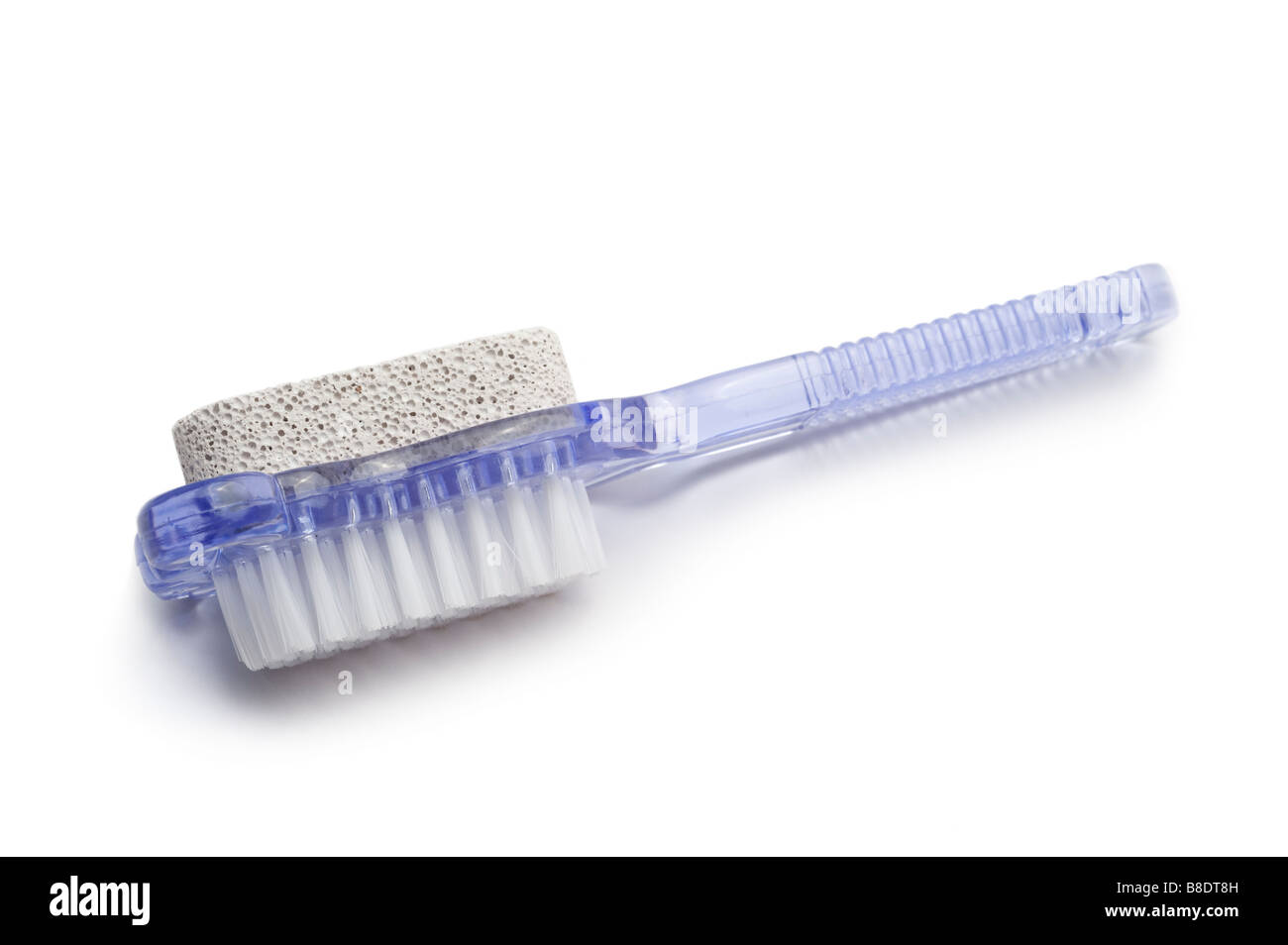 Footbrush et pierre ponce Banque D'Images