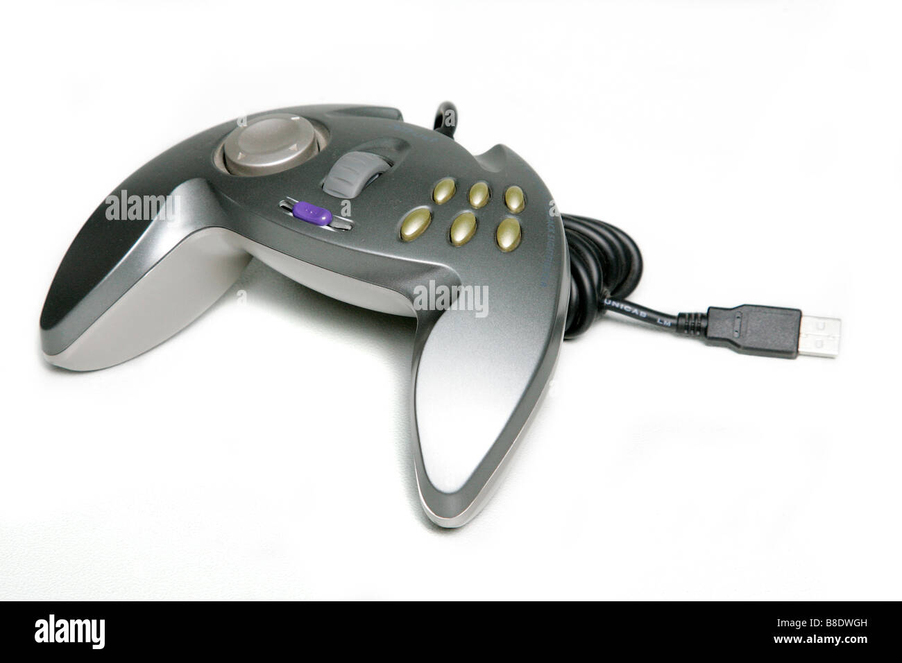 Contrôleur de jeu PC Gamer multimédia internet console de jeux ordinateur numérique de divertissement de haute technologie machine techno assez nerd Banque D'Images