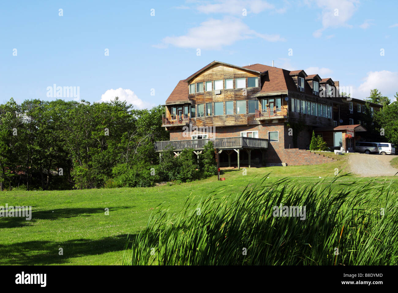 Bay Inn Killarney et le parcours de golf de Killarney Ontario Canada Banque D'Images