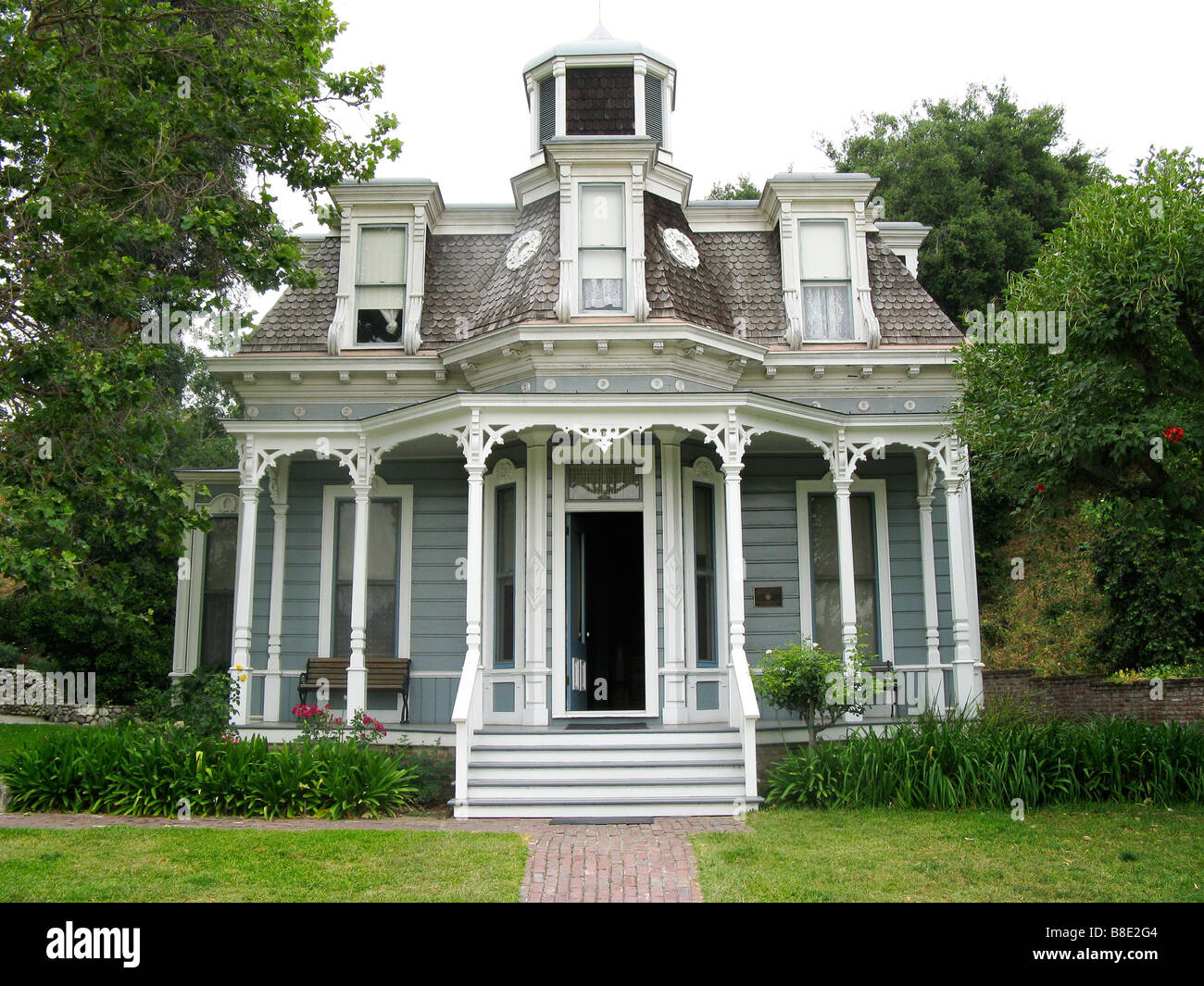 Maison victorienne historique dans Heritage Square Museum Photo Stock