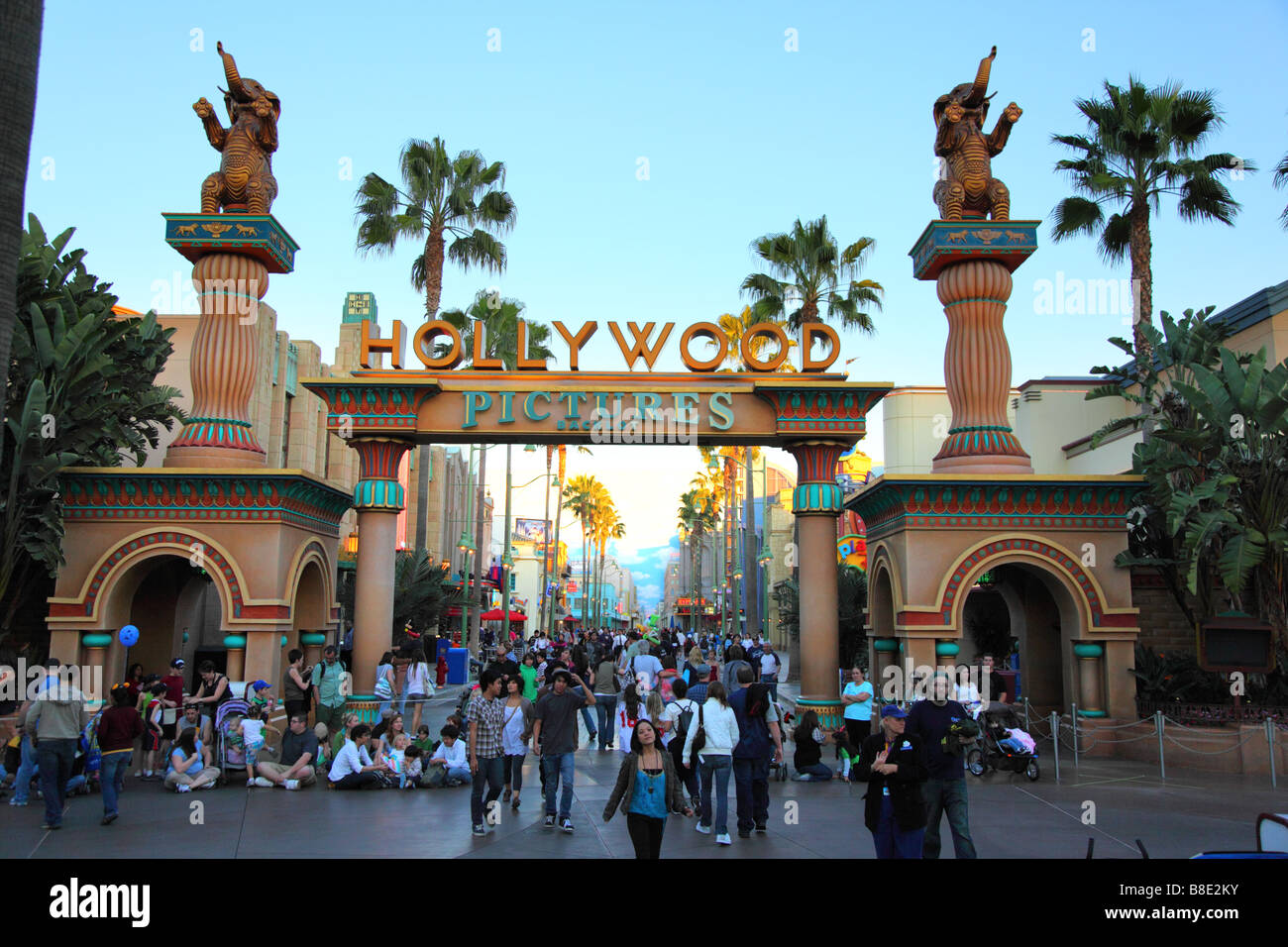 Parc à thème Disneyland California Adventure Banque D'Images