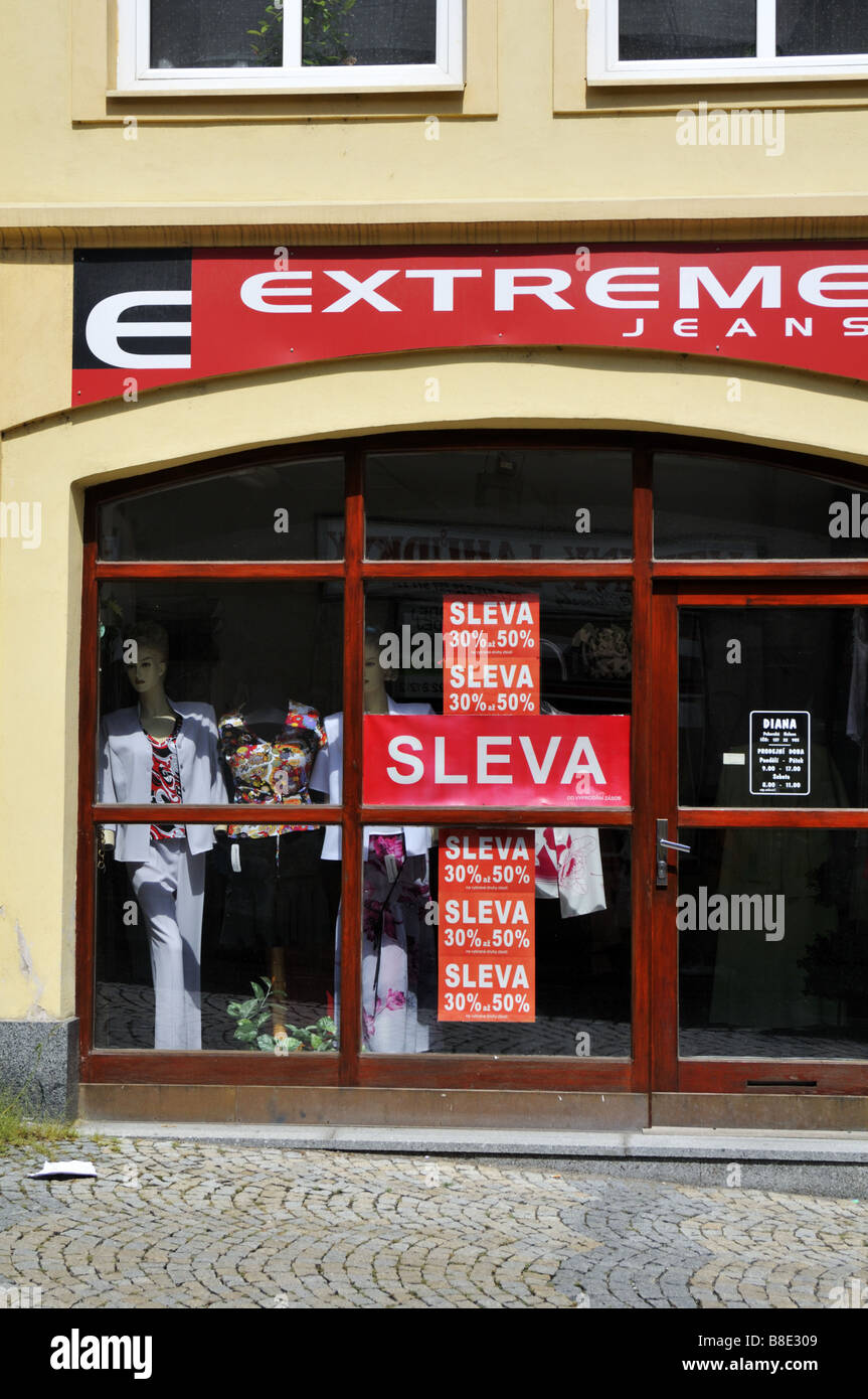 Mode pour femmes Kutna Hora République Tchèque Banque D'Images