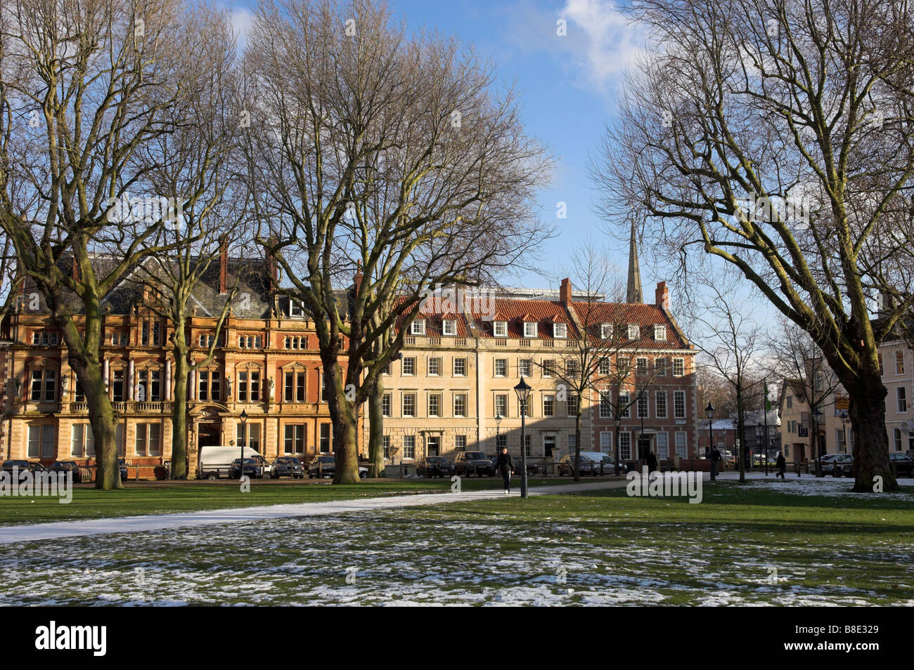 Queens Square du centre-ville de Bristol UK Banque D'Images