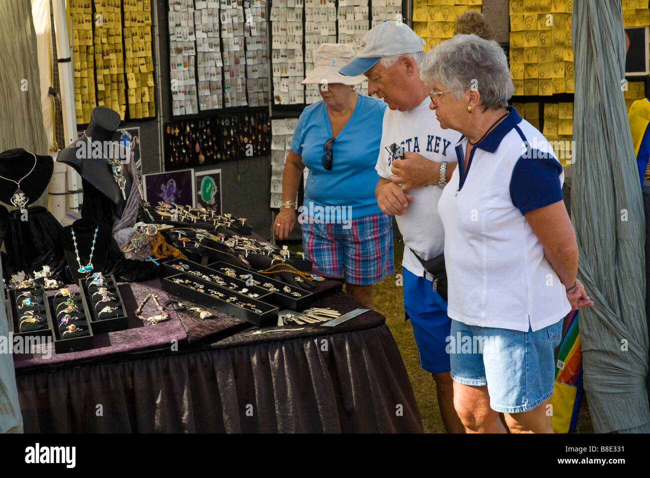 Art et Craft Show Siesta Key Beach sur Siesta Key en Floride Banque D'Images Art et Craft Show Siesta Key Beach sur Siesta Key en Floride Banque D'Images