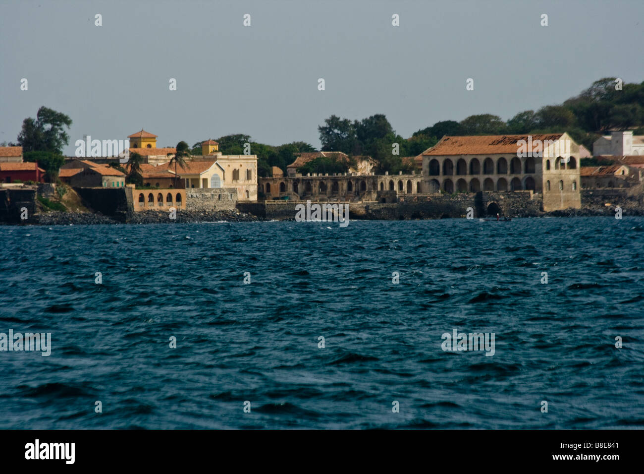 Ile de Gorée au large de Dakar Sénégal Banque D'Images