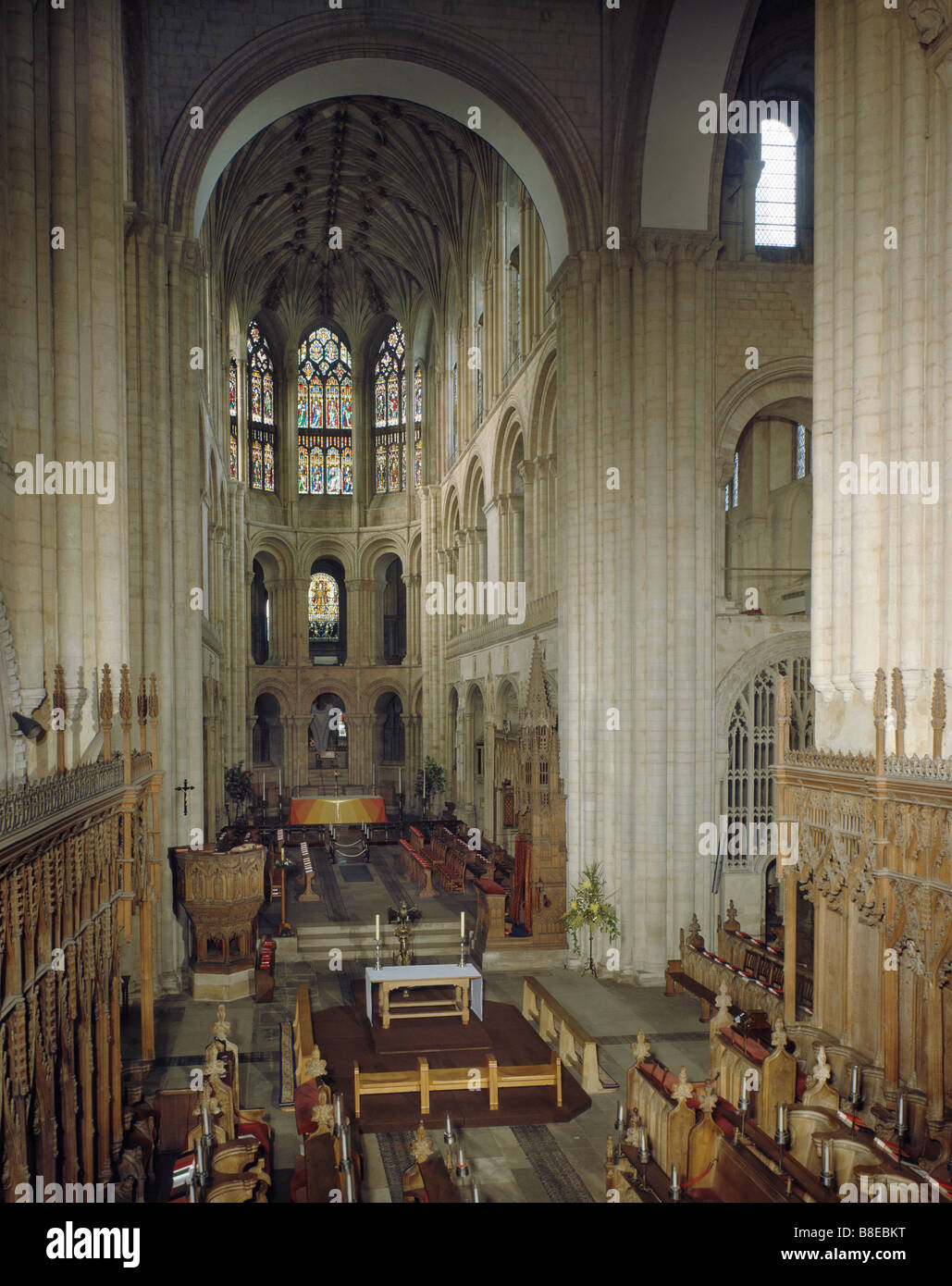 Choeur de la cathédrale de Norwich Banque D'Images