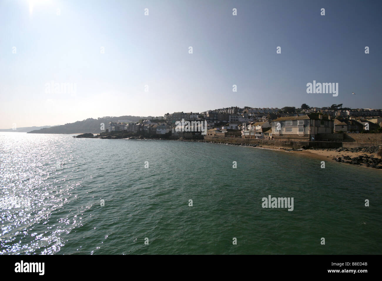 St Ives Cornwall pittoresque ville côtière réputée pour ses plages, la lumière,artistes et pasties Banque D'Images