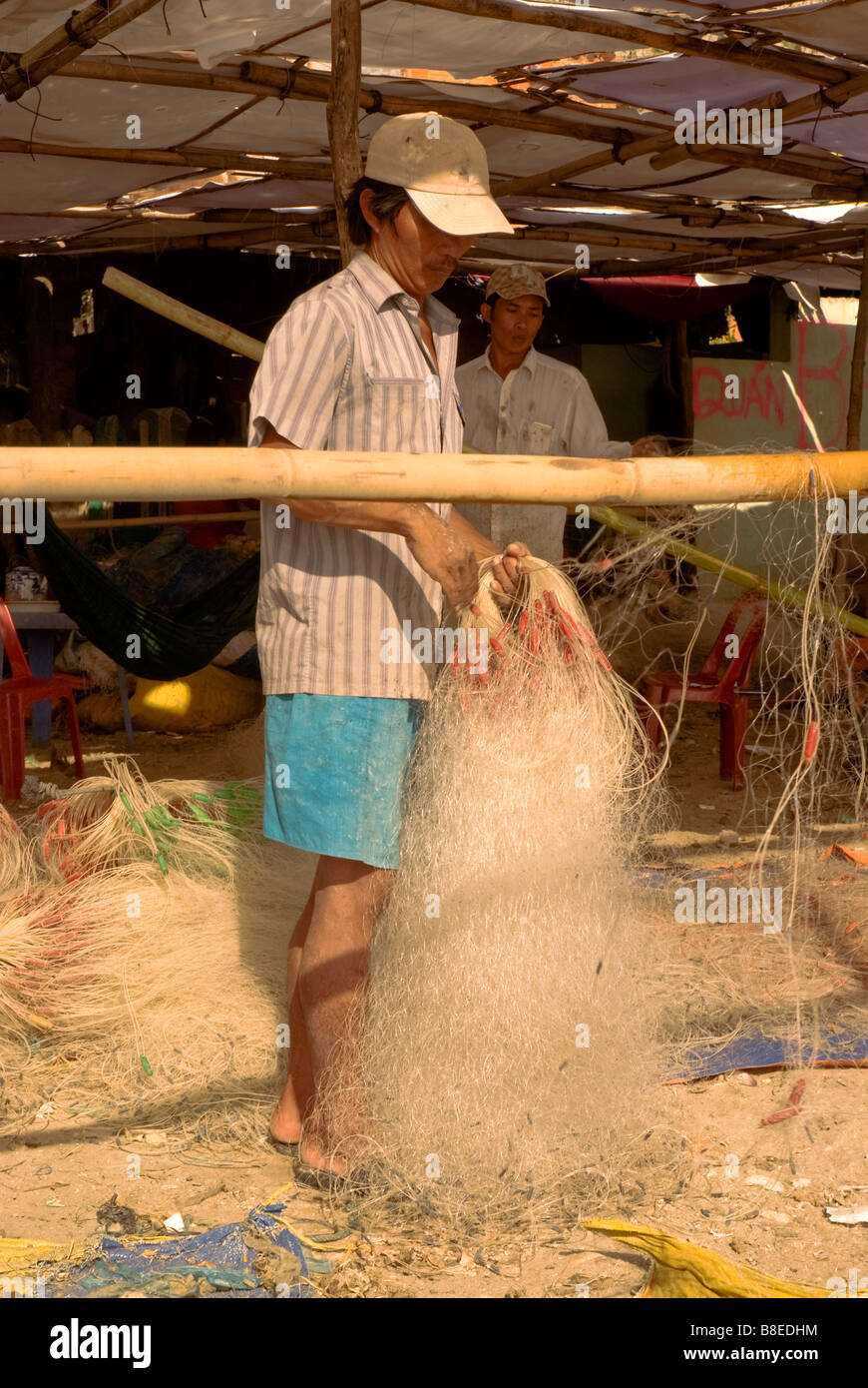La pêche. Vietnam Banque D'Images