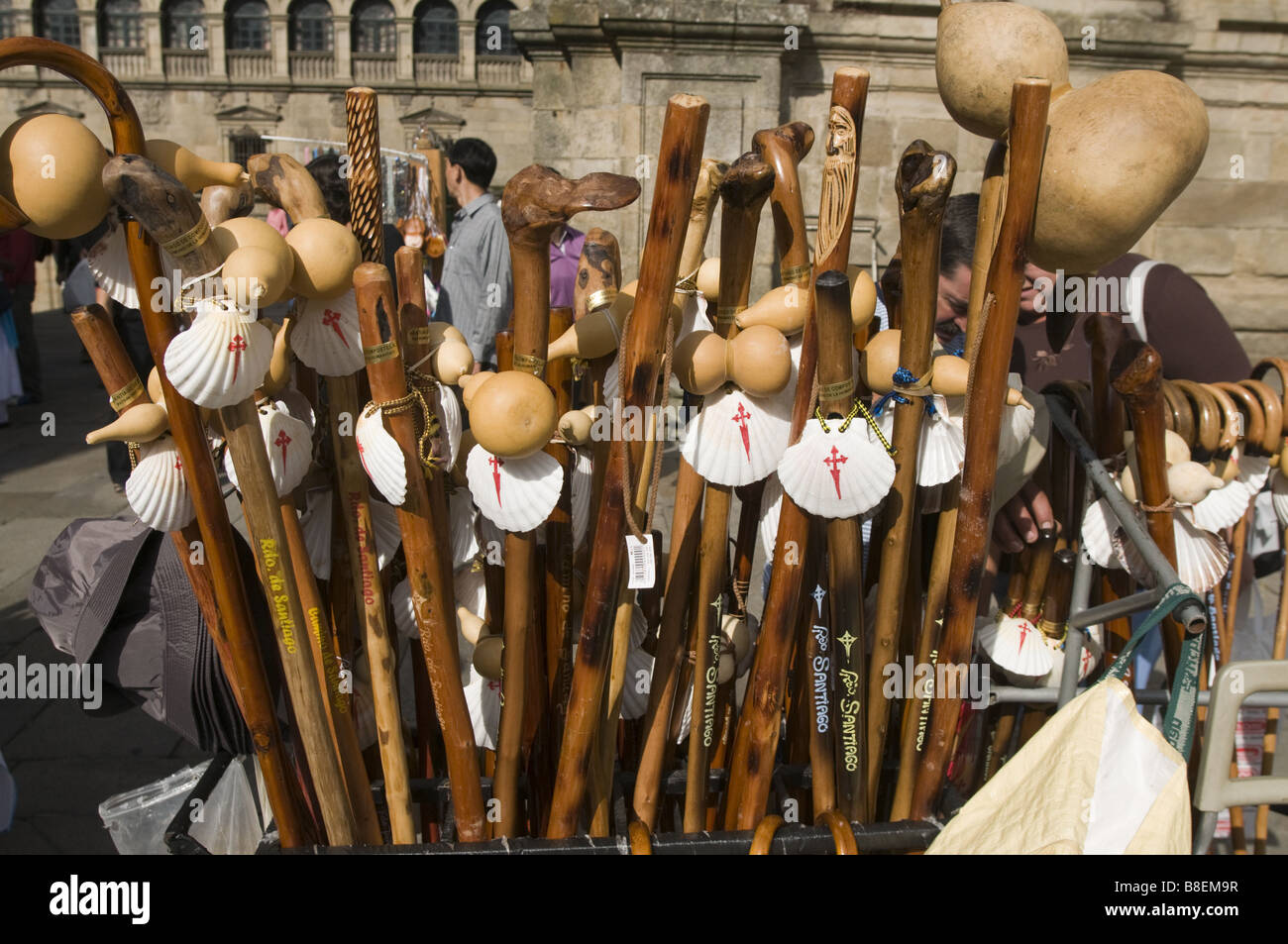 Bâton De Pèlerin Saint-jacques De Compostelle www.alamyimages.fr