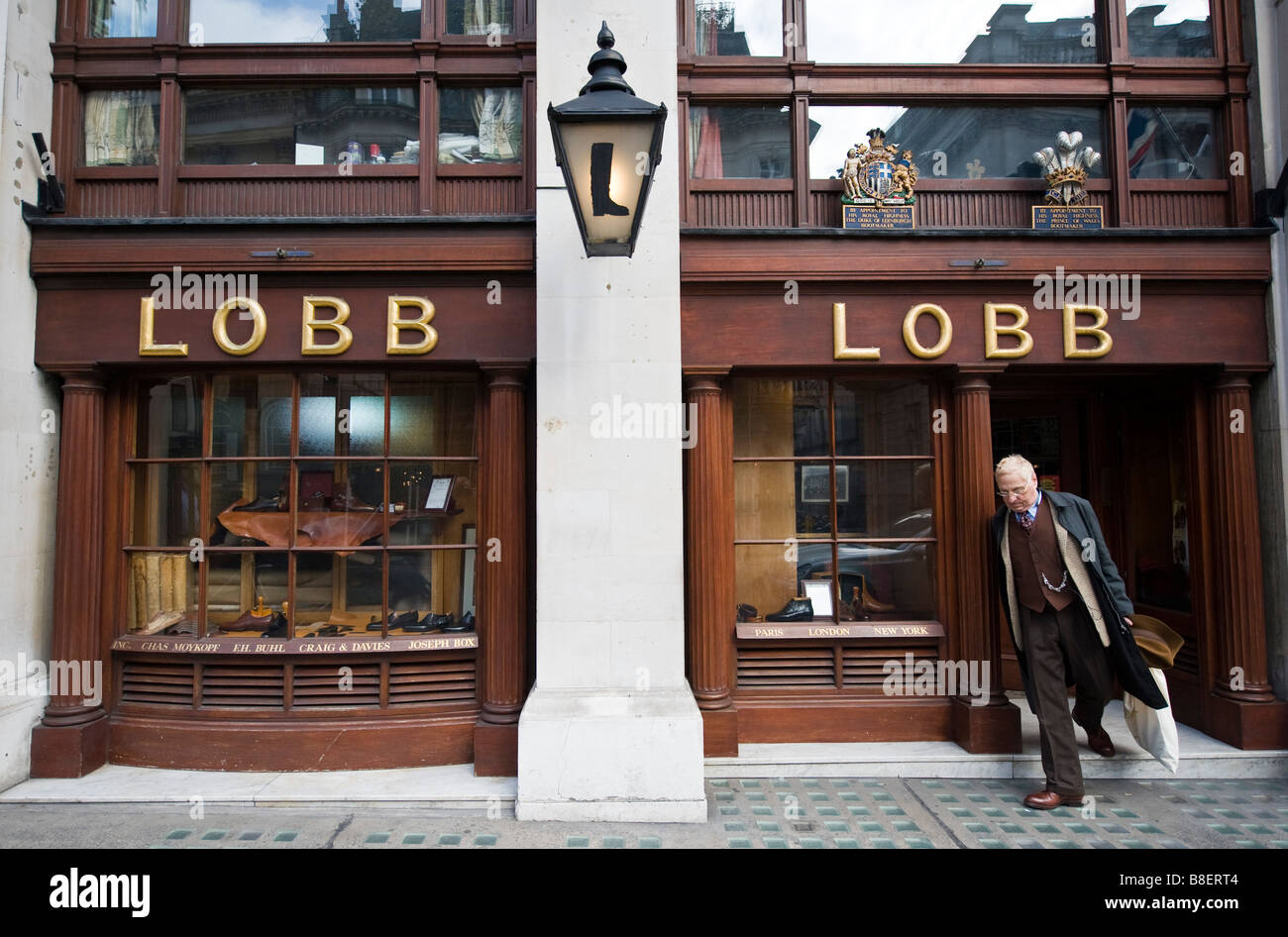 Lobb bottier Londres Banque D'Images