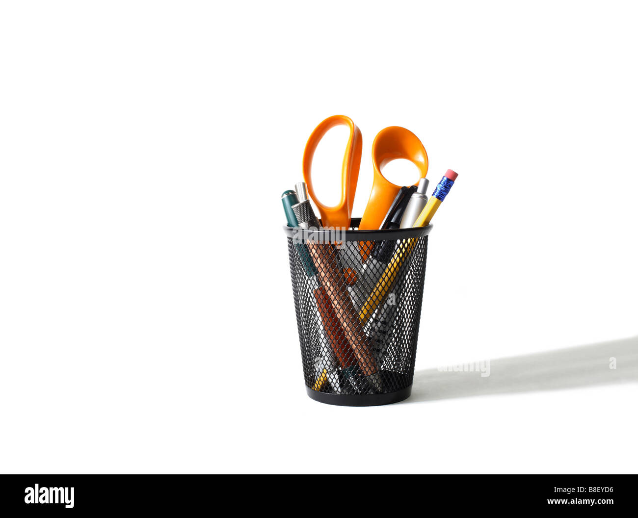Porte-stylo et crayon Banque D'Images