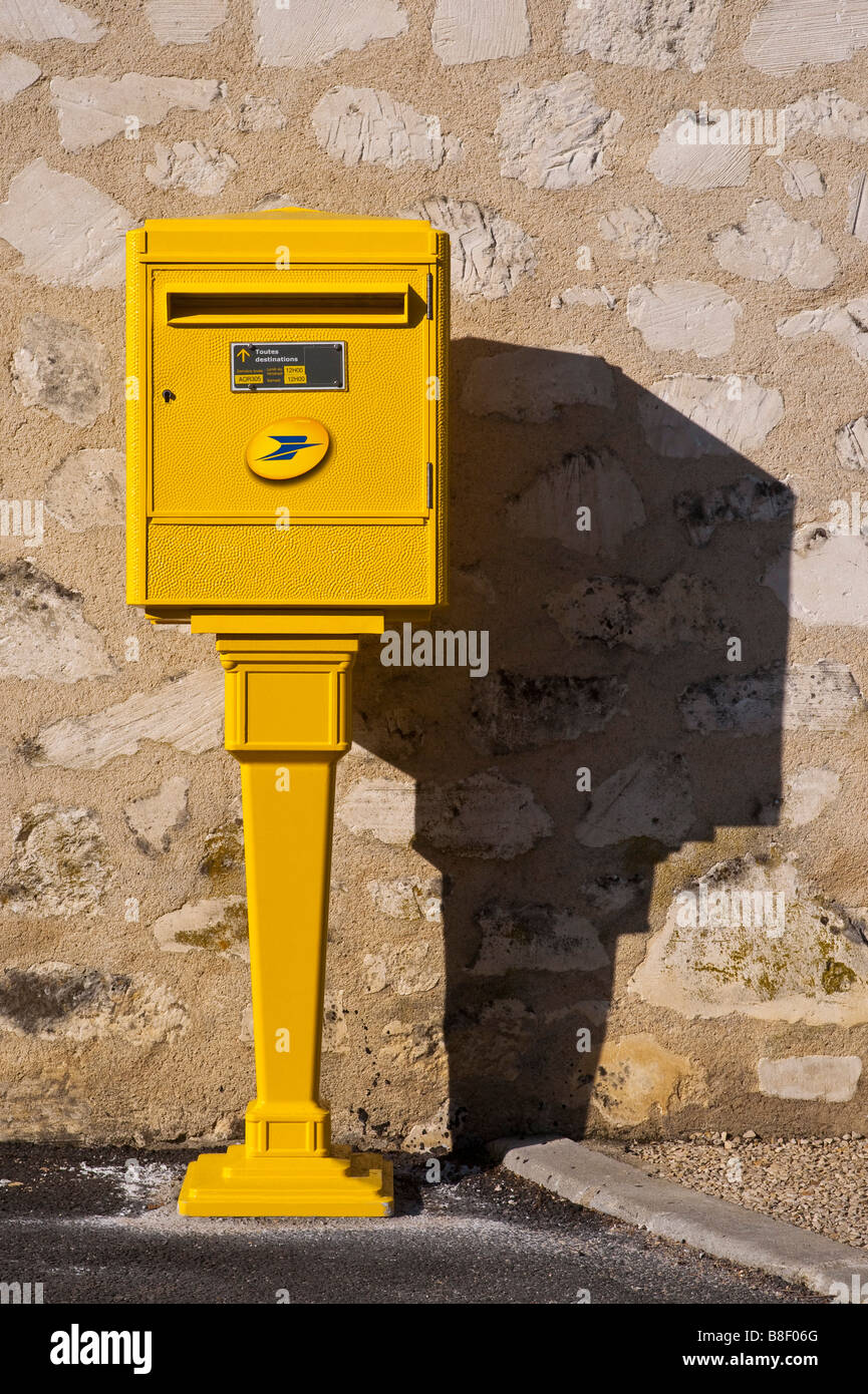 La Poste française détachement fort, Indre-et-Loire, France. Banque D'Images