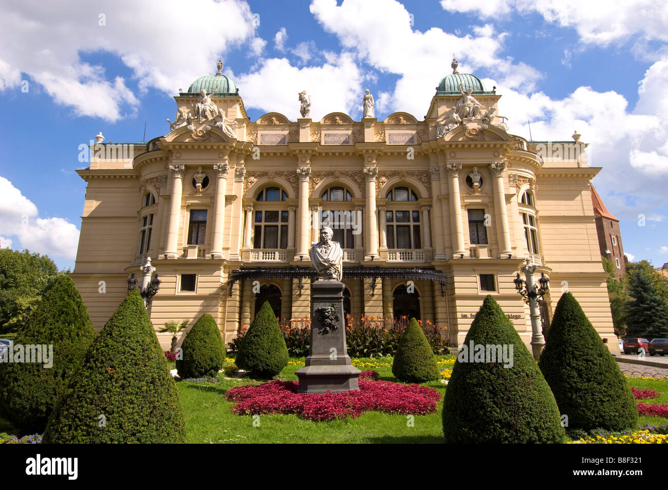 Pologne Cracovie Slowacki Theater Banque D'Images