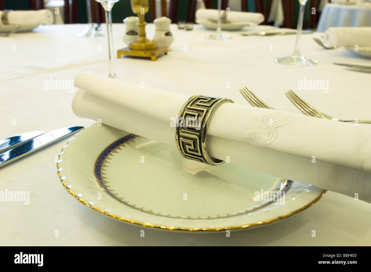 Pologne Cracovie Hotel Francuski restaurant Banque D'Images