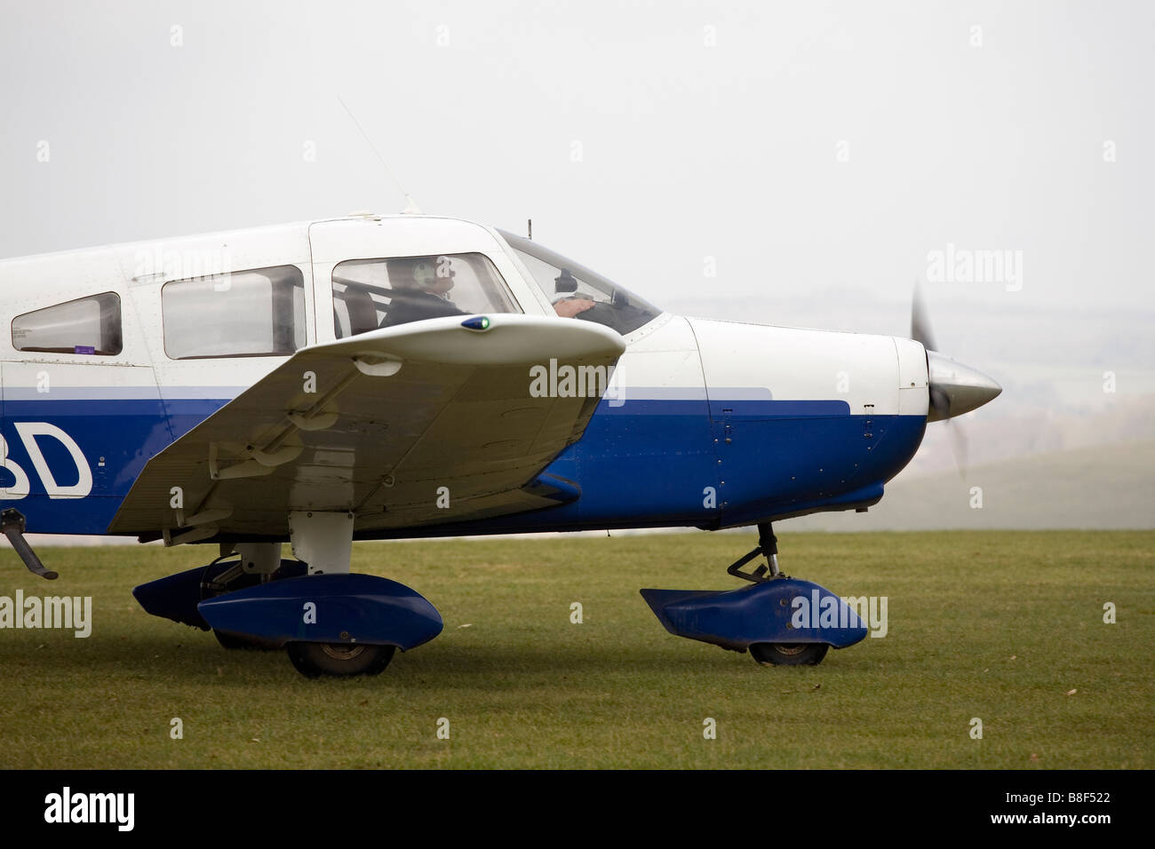 Cours de pilotage Avion avion pré-vol avion Banque D'Images