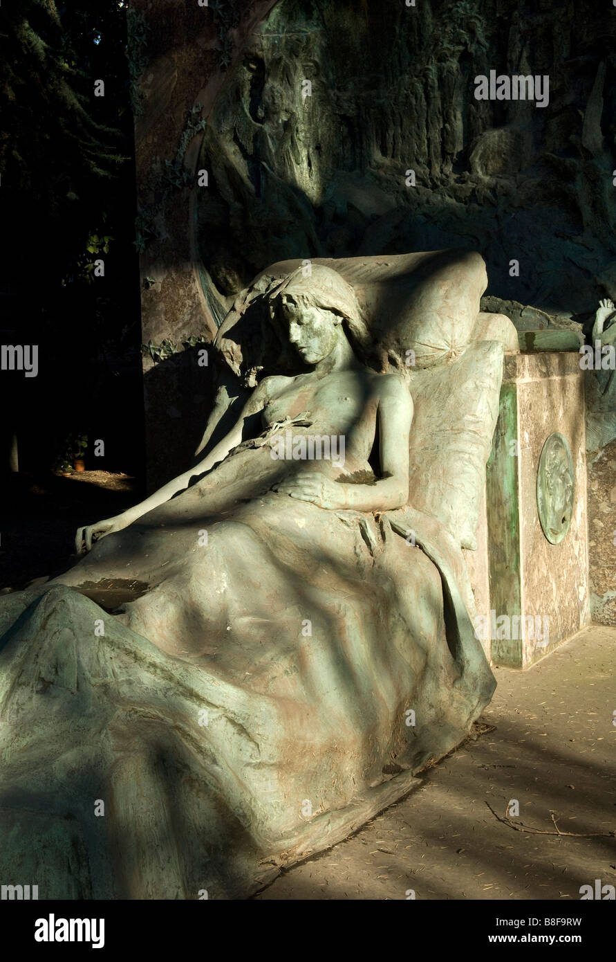 Casati Cimitero Monumentale Milan Italie Banque D'Images