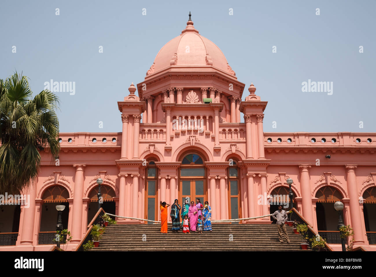 Ahsan Manzil Palais Rose étaient un musée est aujourd'hui dans le district de Sadarghat à Dhaka, Bangladesh Banque D'Images